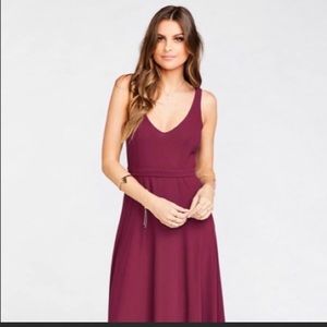Show me your mumu bridesmaid dress merlot